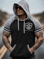 Men's Las Vegas Football Fan Print Short Sleeve Hoodie