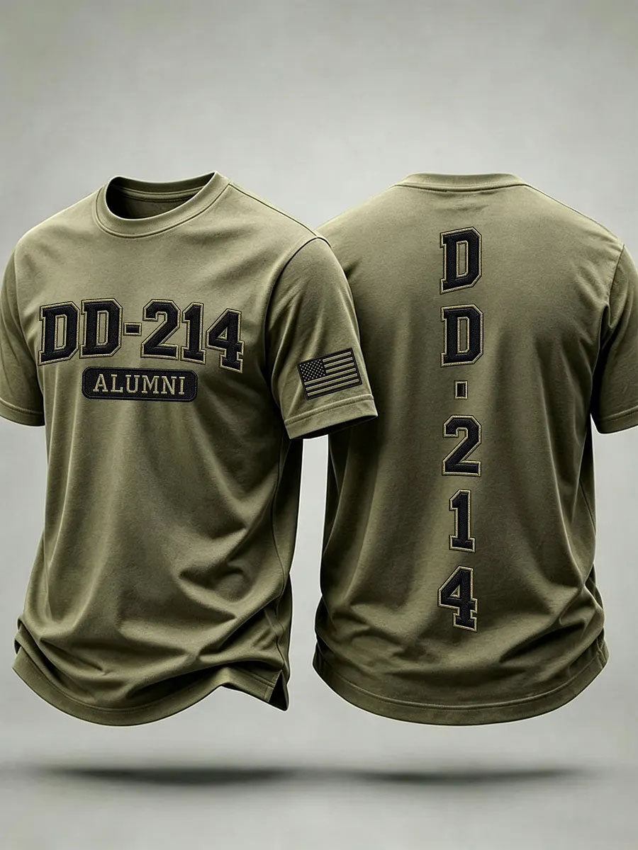 Men's DD-214 Alumni Print Shirt