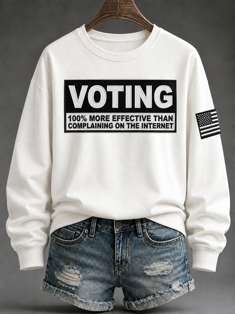 Women's VOTE Print Sweatshirt