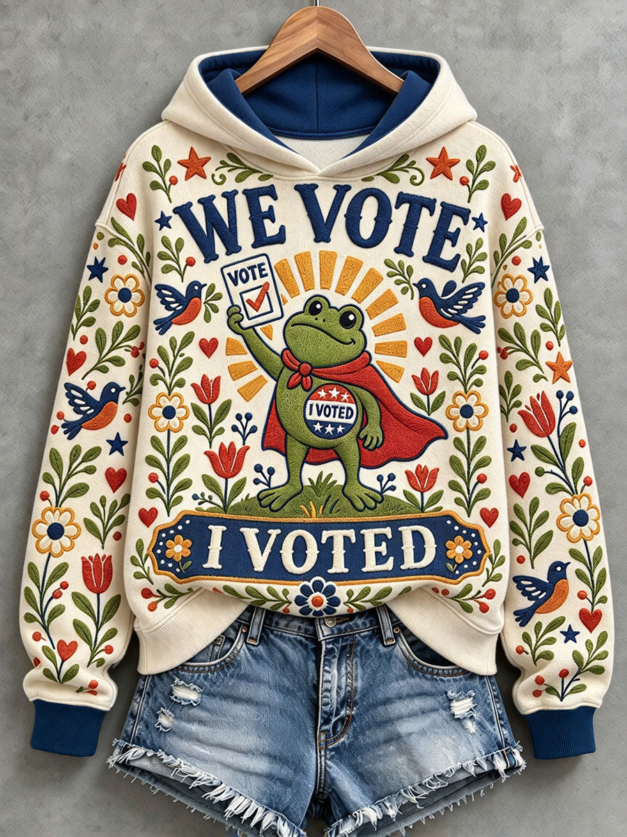 Women's "We Vote / I Voted" Hoodies