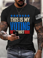 Men's This Is My Voting Shirt Casual Tee