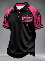 Men's Breast Cancer Awareness Real Men Wear Pink Shirt