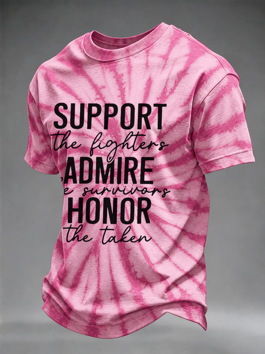 Men's Breast Cancer Awareness Real Men Wear Pink T-Shirt