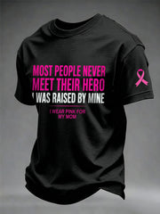 Men's Breast Cancer Awareness Real Men Wear Pink T-Shirt