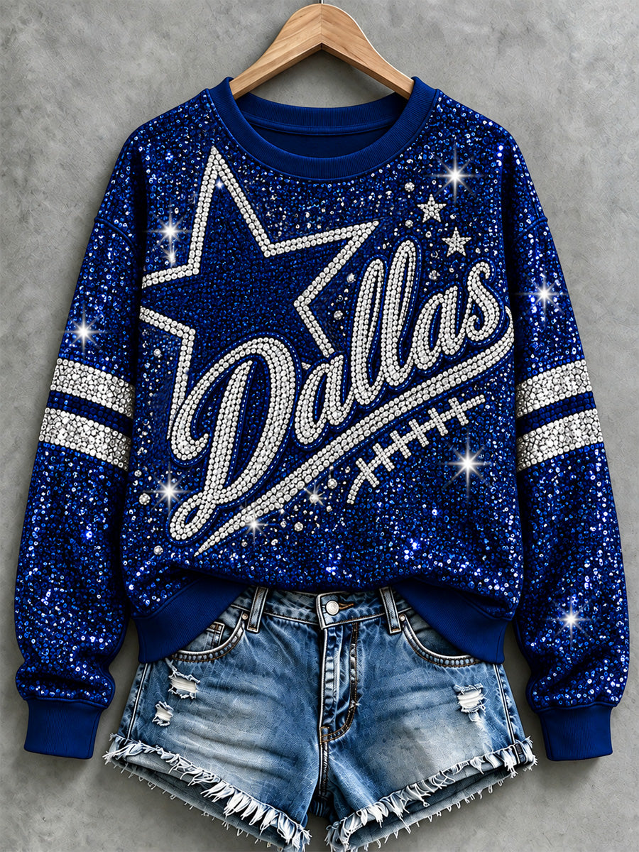 Women's Football Gameday Gift For Football Fans Casual Sweatshirt