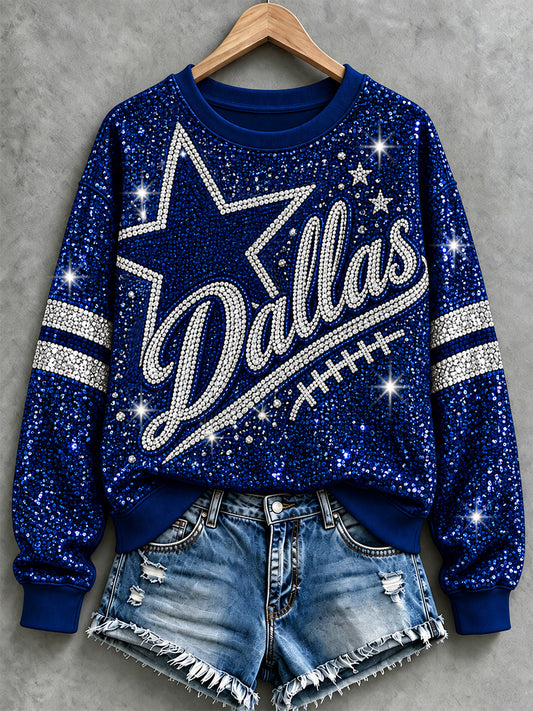 Women's Football Gameday Gift For Football Fans Casual Sweatshirt