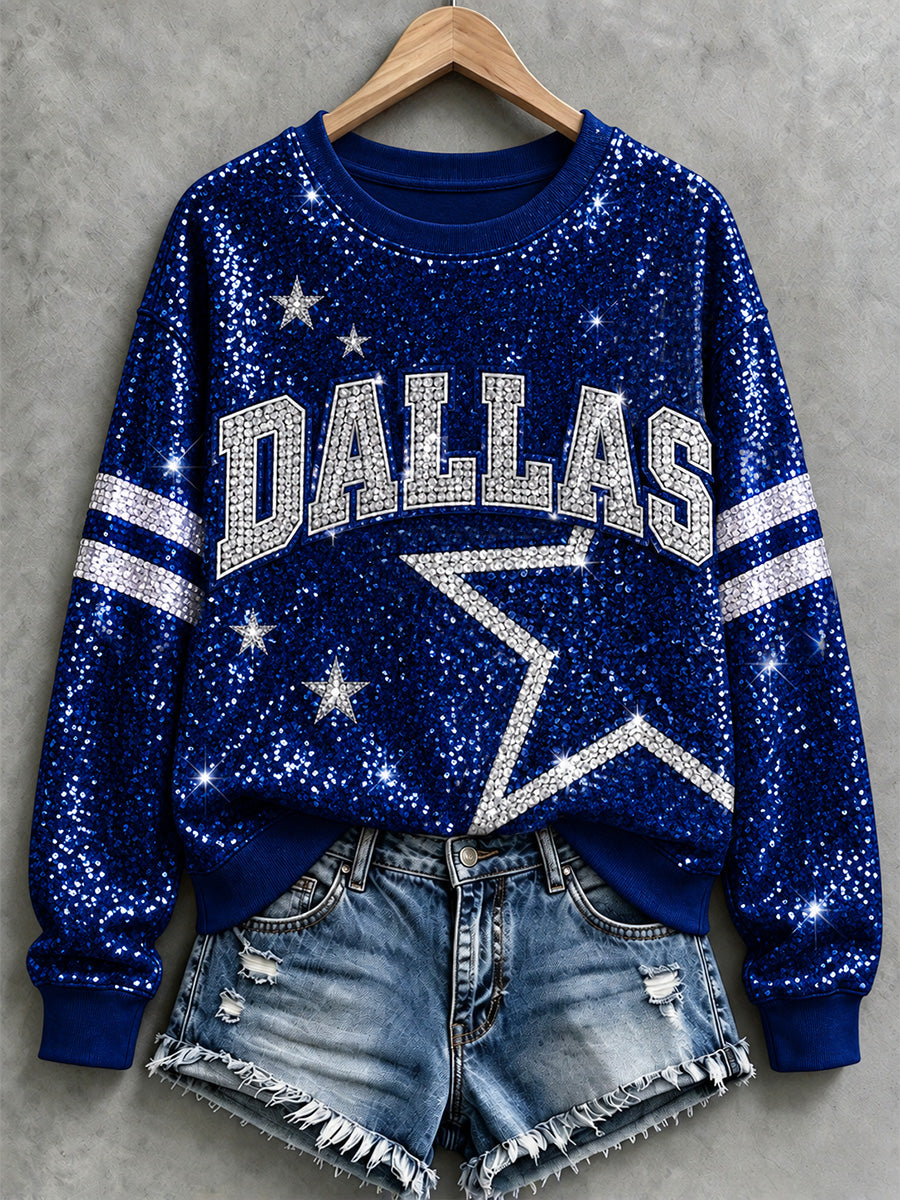 Women's Football Gameday Gift For Football Fans Casual Sweatshirt