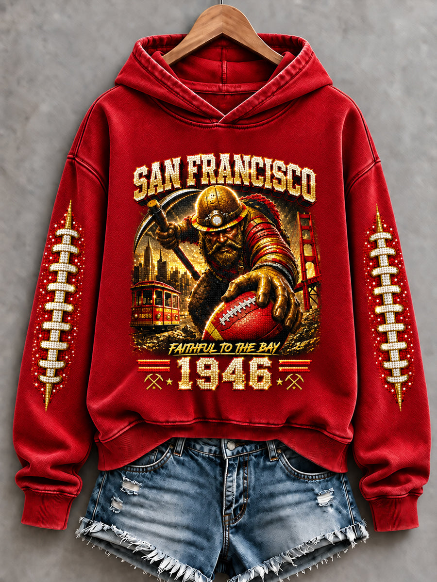 Women's Football Gameday Gift For Football Fans Hoodie