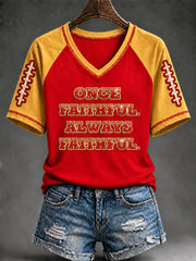 Women's Football Gameday Gift For Football Fans Short Sleeve T-shirt
