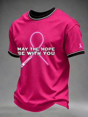 Men's Breast Cancer Awareness Real Men Wear Pink T-shirt