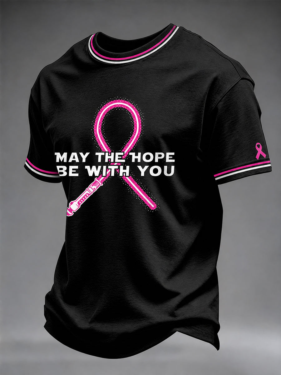 Men's Breast Cancer Awareness Real Men Wear Pink T-shirt