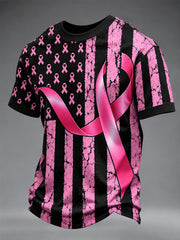 Men's Breast Cancer Awareness Real Men Wear Pink T-shirt