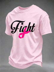 Men's Breast Cancer Awareness Real Men Wear Pink T-shirt