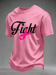 Men's Breast Cancer Awareness Real Men Wear Pink T-shirt