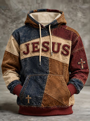 Men's Jesus Printed Hoodie