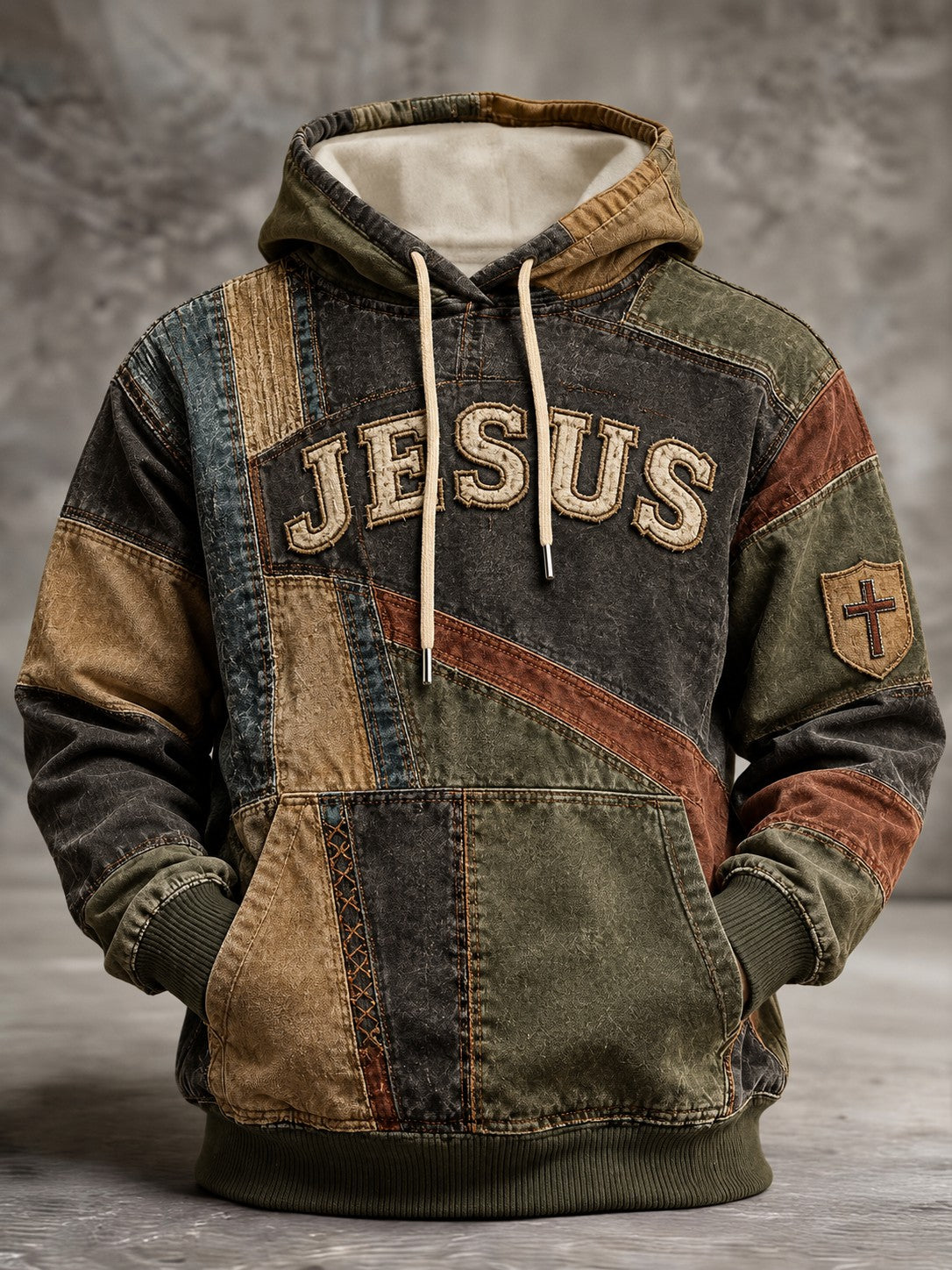 Men's Jesus Printed Hoodie