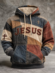 Men's Jesus Printed Hoodie