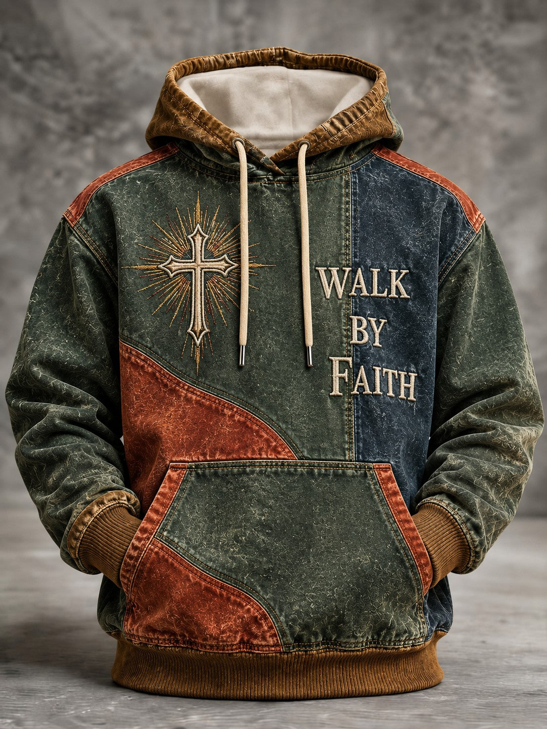 Men's Walk By Faith Printed Hoodie