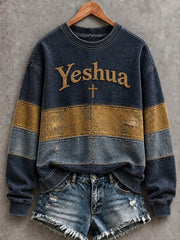 Women's Yeshua Printed Sweatshirt