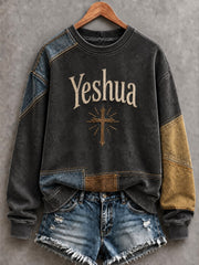 Women's Yeshua Printed Sweatshirt