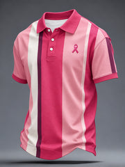 Men's Breast Cancer Awareness Real Men Wear Pink Shirt