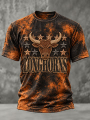 Men's Football Game Day Print Casual T-shirt