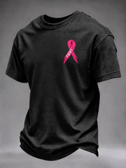Men's Breast Cancer Awareness Real Men Wear Pink T-Shirt