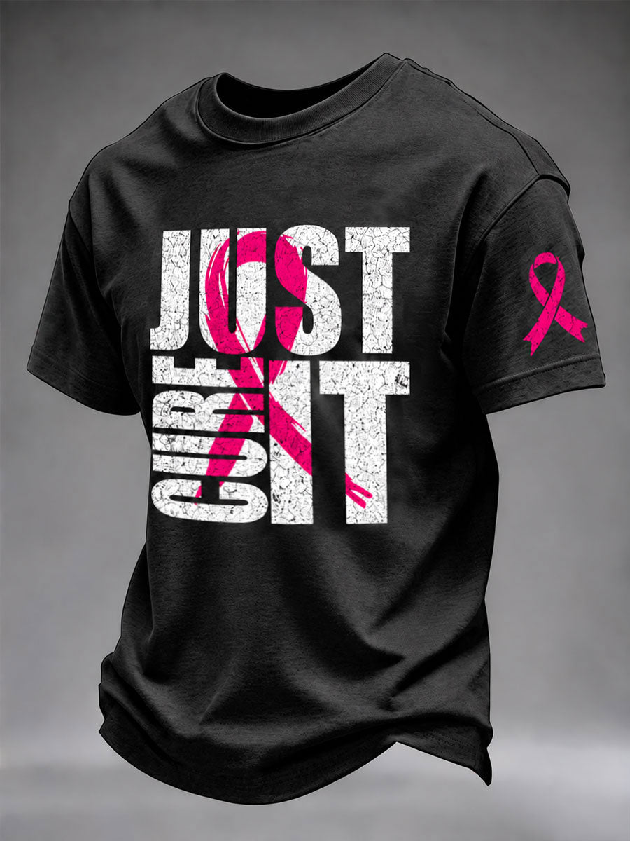 Men's Breast Cancer Awareness Real Men Wear Pink T-Shirt