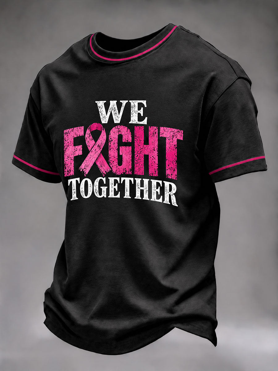 Men's Breast Cancer Awareness Real Men Wear Pink T-Shirt