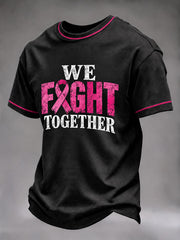 Men's Breast Cancer Awareness Real Men Wear Pink T-Shirt