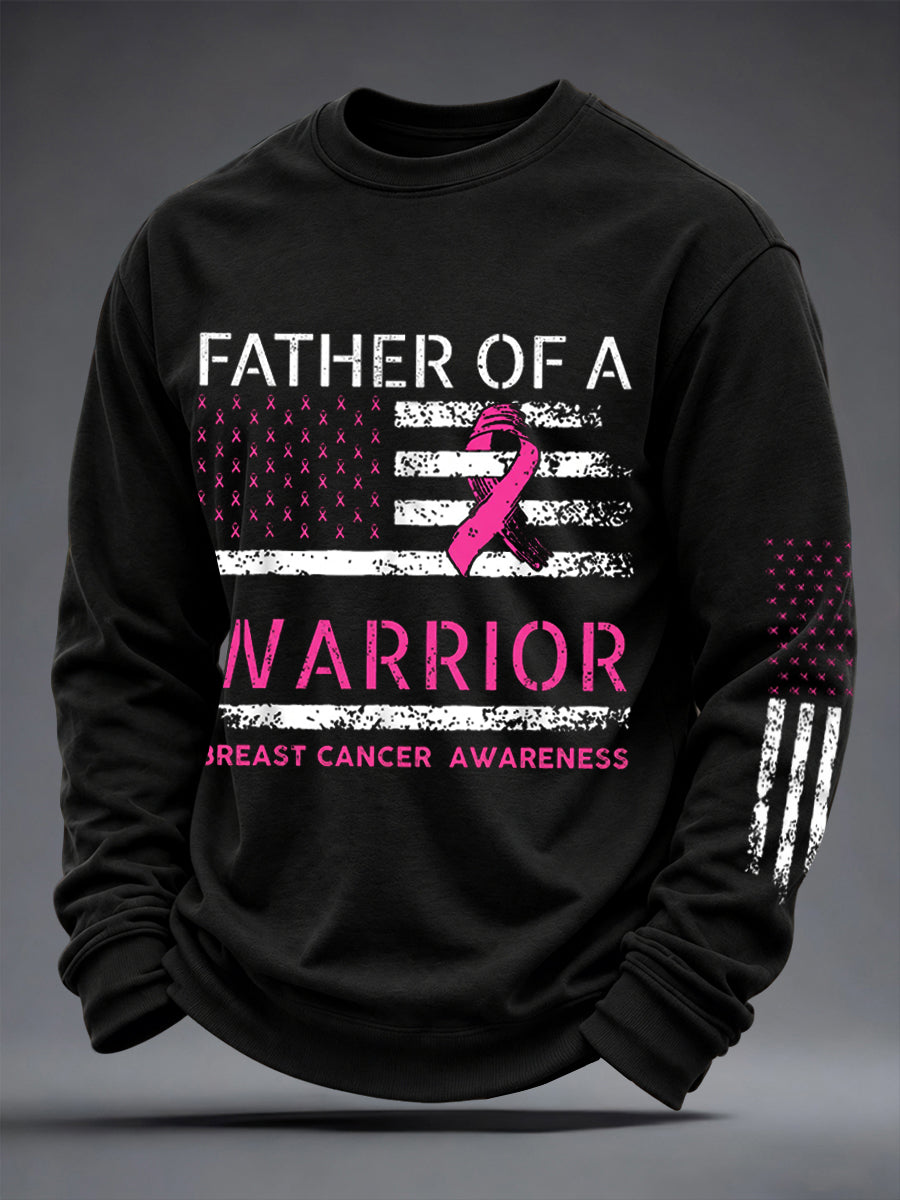 Men's Breast Cancer Awareness Real Men Wear Pink Sweatshirt