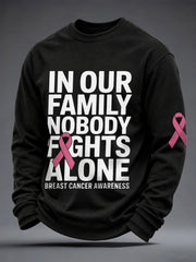 Men's Breast Cancer Awareness Real Men Wear Pink Sweatshirt