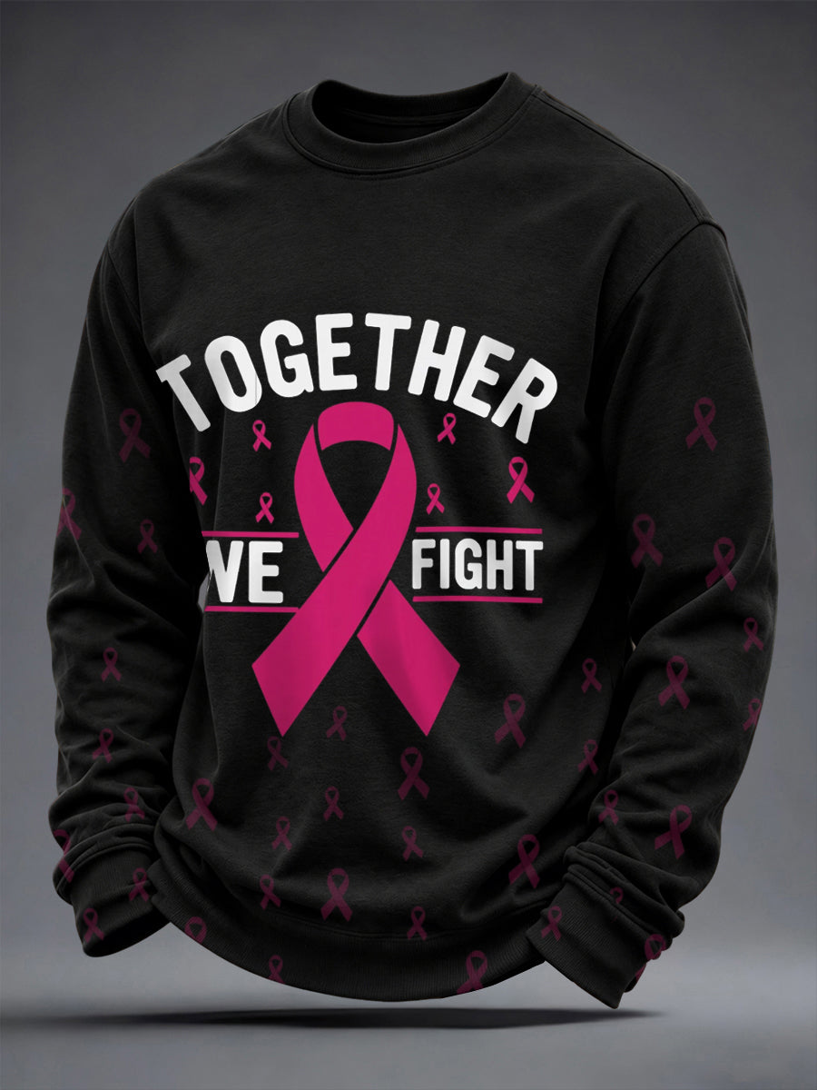Men's Breast Cancer Awareness Together We Fight Sweatshirt