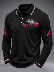 Men's Breast Cancer Awareness Real Men Wear Pink Long Seeve Shirt