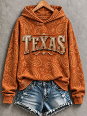 Women's Football Game Day Print Casual Regular Sweatshirt