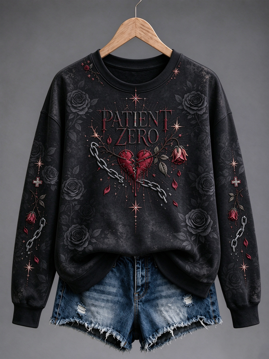 Women's Music Lover Printed Regular Sweatshirt