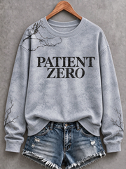 Women's Music Lover Art Printed Regular Sweatshirt
