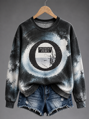 Women's Music Lover Art Printed Regular Sweatshirt