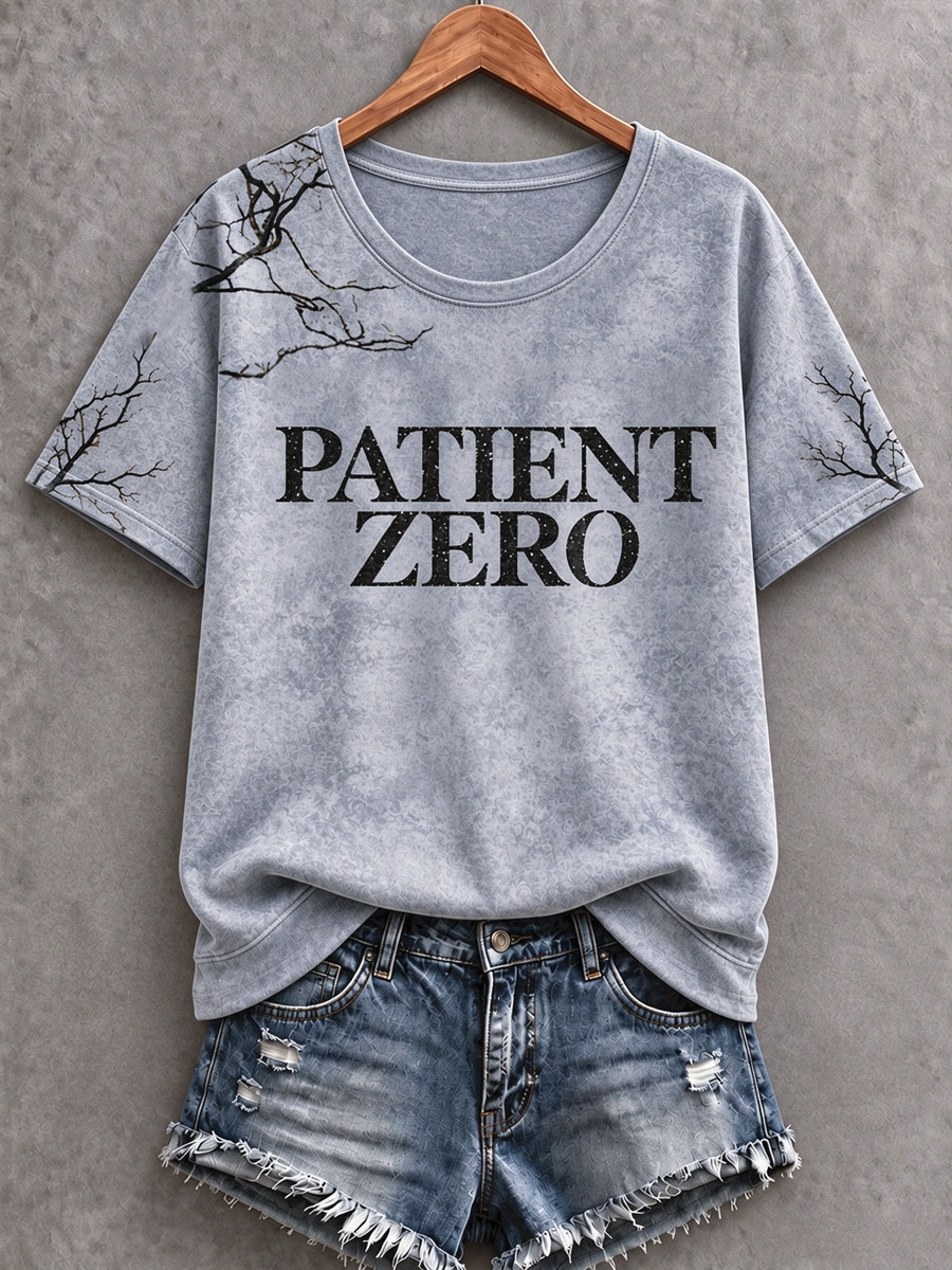 Women's Music Lover Art Printed short-sleeved T-shirt