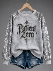 Women's Music Lover Art Printed Regular Sweatshirt