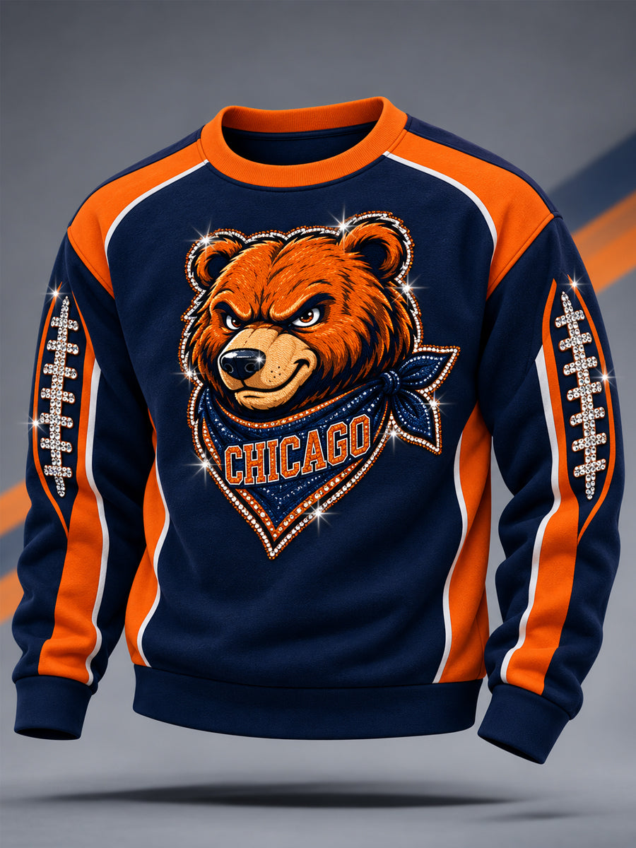 Men's Football Gameday Gift For Football Fans Casual Sweatshirt
