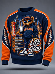 Men's Football Gameday Gift For Football Fans Casual Sweatshirt
