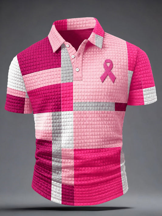 Men's Real Men Wear Pink Breast Cancer Awareness Shirt