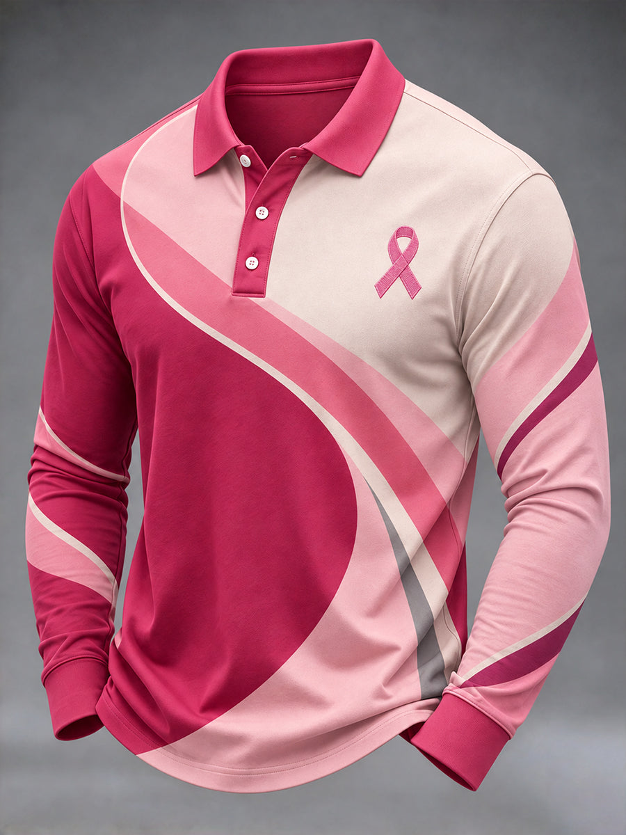 Men's Real Men Wear Pink Breast Cancer Awareness Shirt