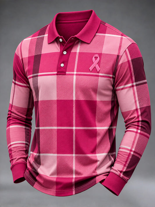 Men's Real Men Wear Pink Breast Cancer Awareness Shirt