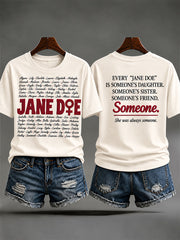 Women's Feminist Manifesto Print T-shirt