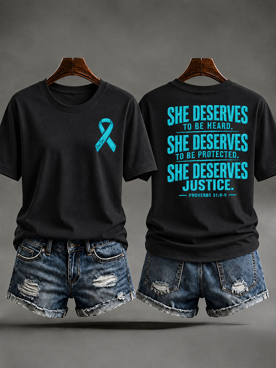 Women's Jane Doe Feminist Manifesto Print T-shirt