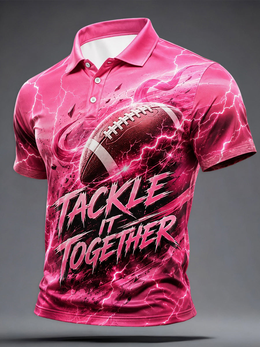 Men's Breast Cancer Awareness Print Shirt