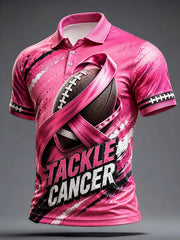 Men's Breast Cancer Awareness Print Shirt