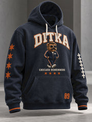 Men's Chicago Football Lover Da Coach Legend Printed Hoodie